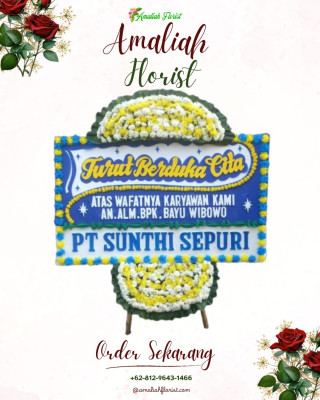 Papan Bunga Duka di Keling