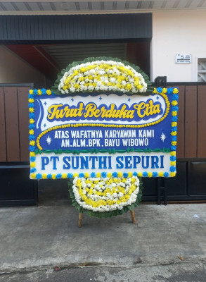 Papan Bunga Duka di Keling