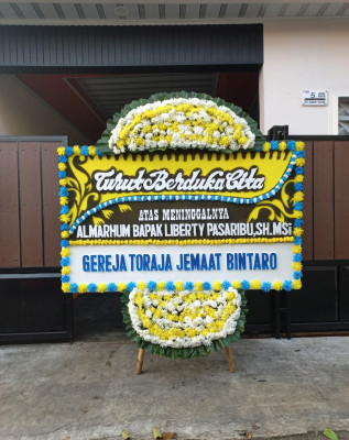 Papan Bunga Duka di Keling