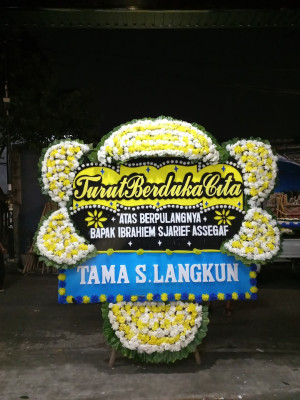 Papan Bunga Duka di Keling